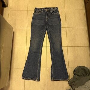 Scotch and Soda “The Charm” High Rise Floor Length Flare Pant